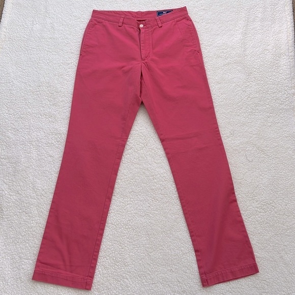 Vineyard Vines Pink Slim Fit Pants - Picture 1 of 8